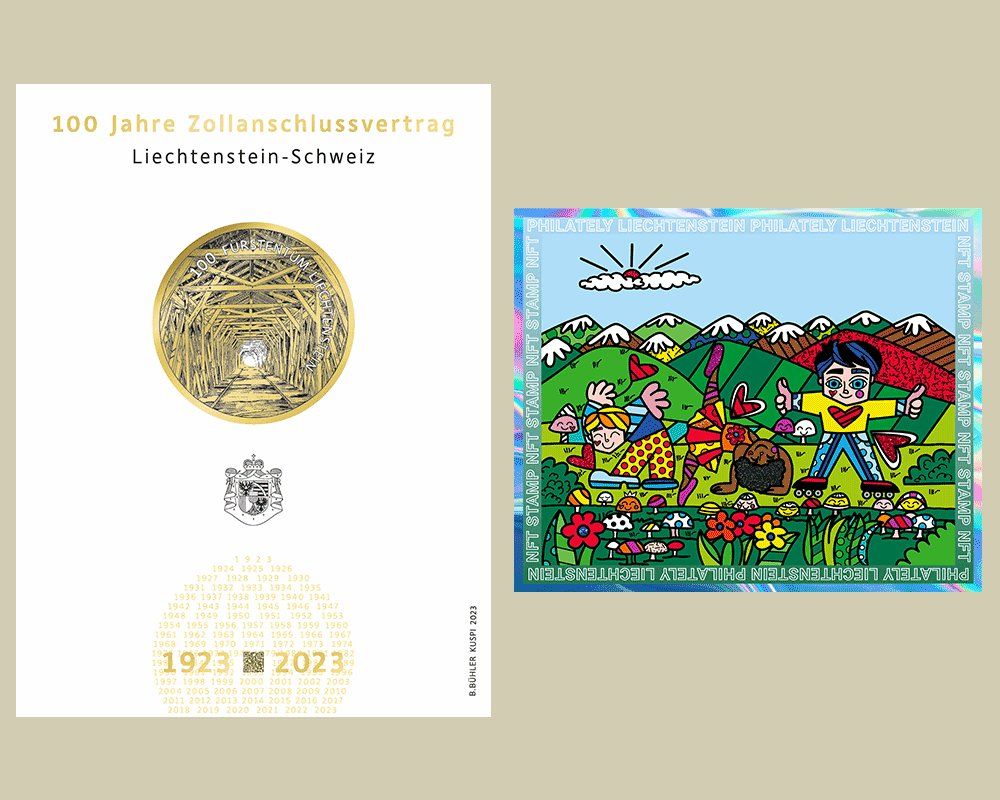 Tutti i francobolli: NFT Kunst-Edition / Liechtenstein VP 999.- – Usato da Arch venduto da Noah819