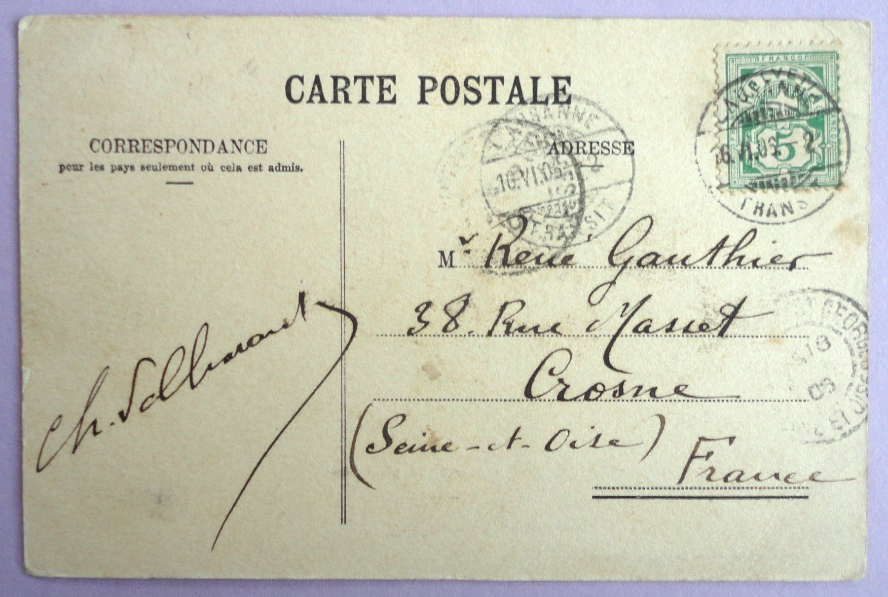Cartes postales: En plein Lac – D'occasion à Fétigny par Billy2miny 1