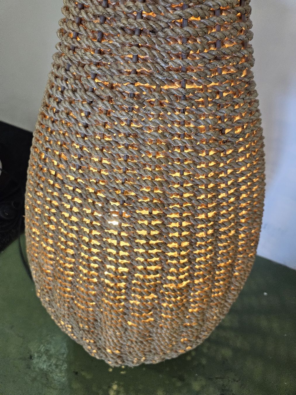 Lampes: Schöne Lampe aus Seil – D'occasion à Pratteln par Cartonsducoeur_bl 2