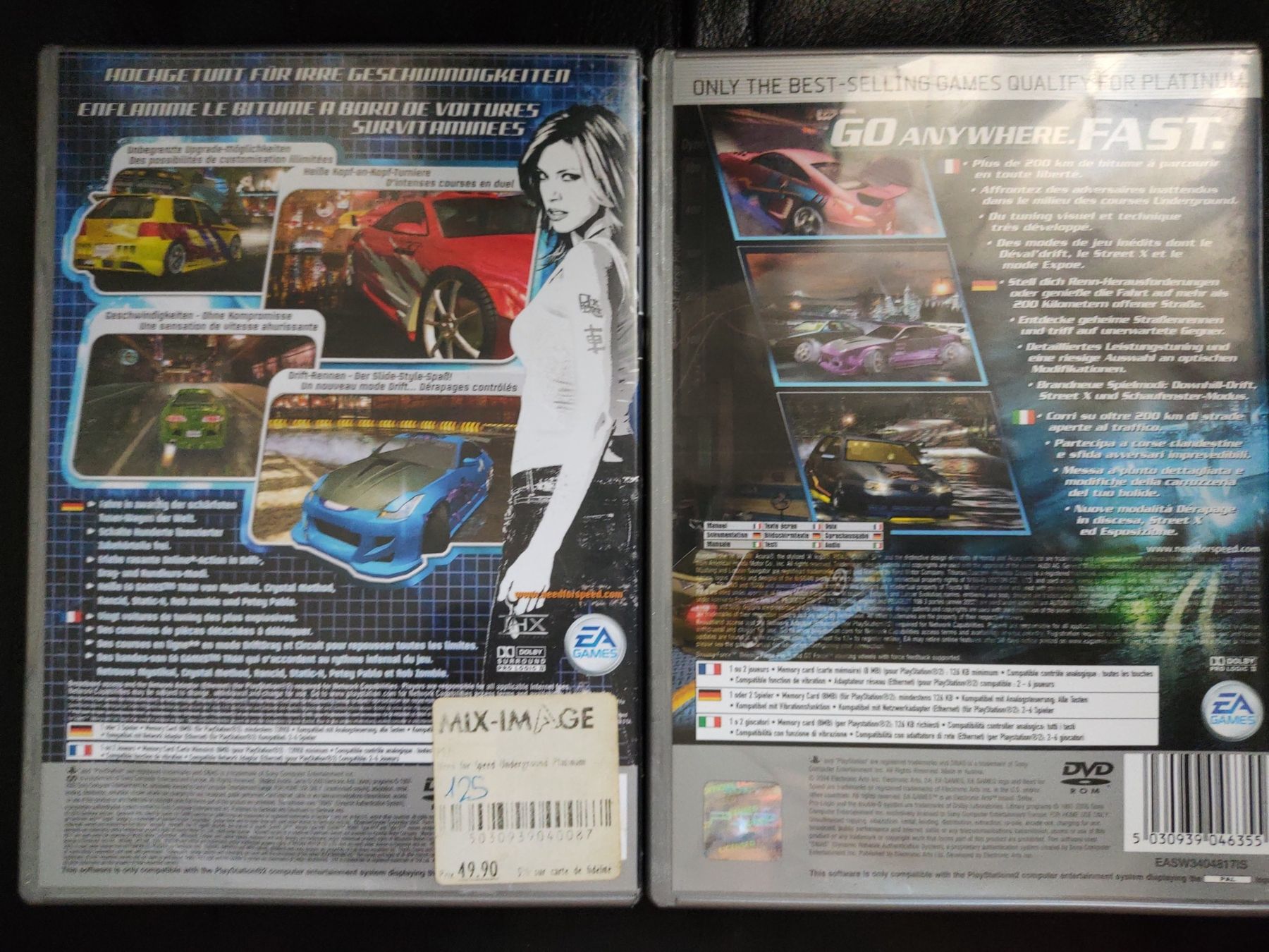 Sony Giochi: Jeu vidéo PlayStation 2 Need for Speed Underground Platinum – Usato da Fribourg venduto da PastGame 1