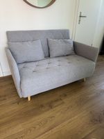 Schlafsofa / Kindersofa in Hellgrau – aufklappbar 