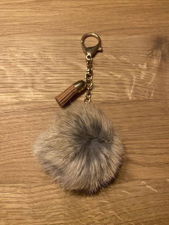 Yaomiao 4er Set Pom Pom Schlüsselanhänger – Weihnachtliche Puschel Mit Schneeflocke, Waschbar