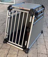 Hundetransportbox Swisspet Aluminium silber gebraucht