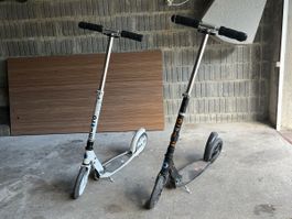 2x trottinette micro grandes roues