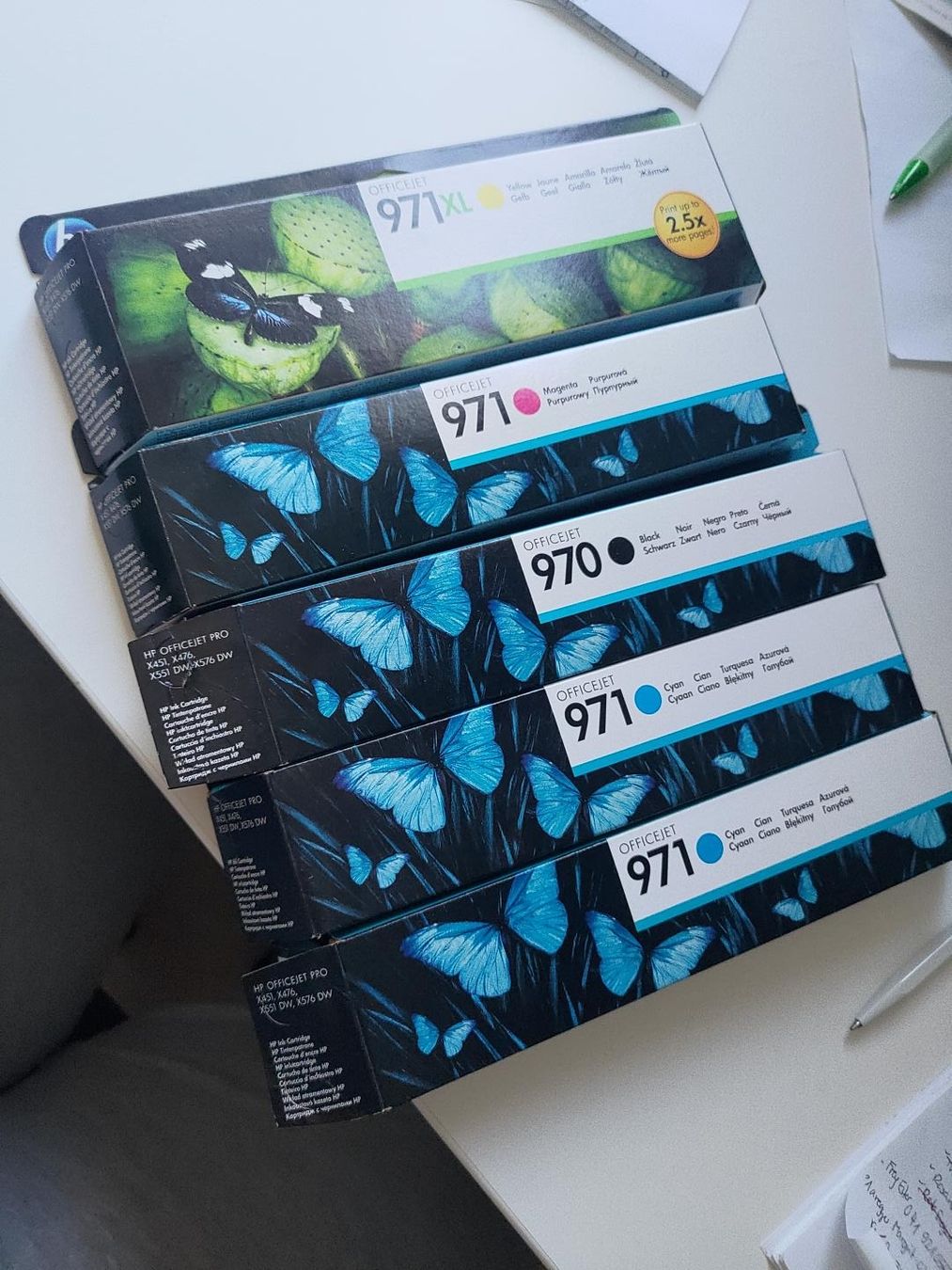 Hewlett Packard Cartucce per stampanti & toner: 5x originale HP 970/971 Druckerpatronen – Nuovo (secondo la descrizione) da Sursee venduto da mar_wvf9