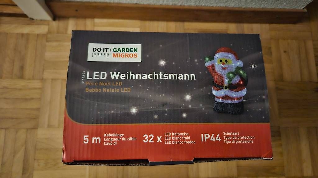 Ghirlande e barre luminose: LED Acryl Weihnachtsmann – Usato da Kirchberg BE venduto da Fendt936 1