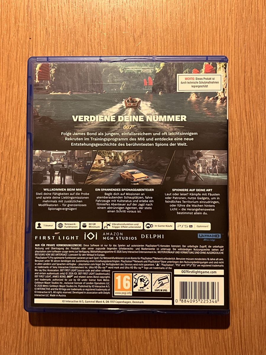 Sony Giochi: 007 James Bond: First Light PS5 Spiel - 1x gespielt – Usato da Luzern venduto da RockinSteve 2