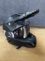 Crosshelm Airoh mit Brille