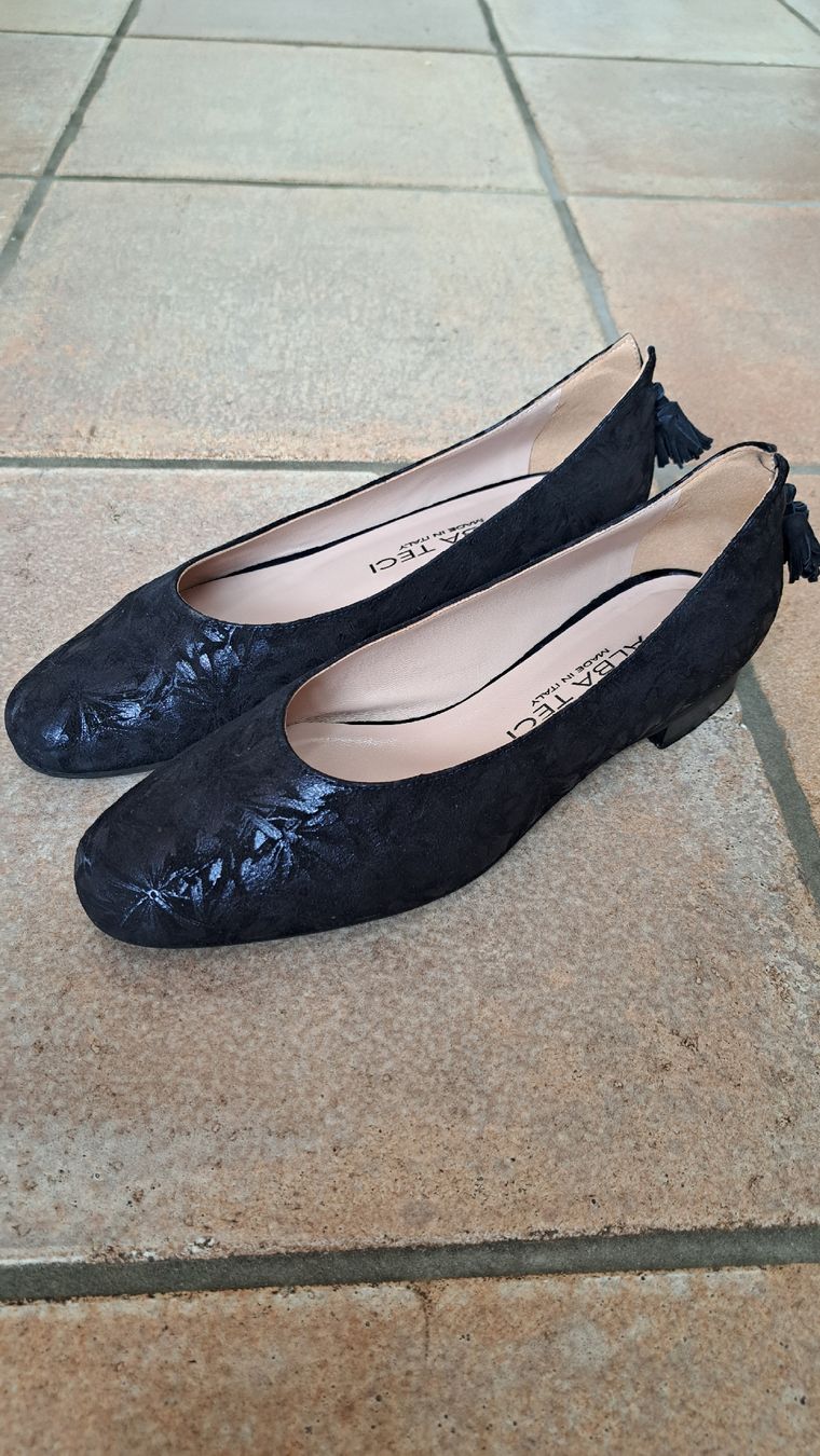 Scarpe da donna: Ballerina Leder blau Gr 39 – Usato da Zofingen venduto da Gabe0815