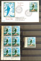 1966 San Marino FDC + 6er Block und Einzel ** Mi- 879
