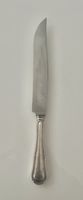 Couteau à fromage vintage en argent 800 initiales gravées KW