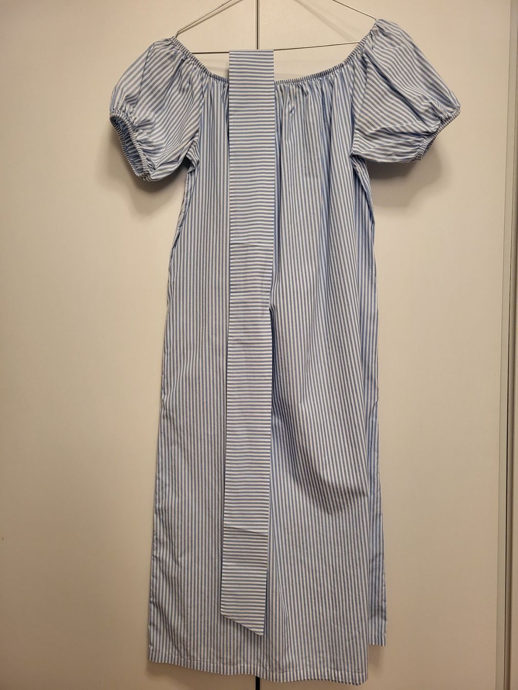 Zara Kleider: Zara Kleid Gr. M - Baumwolle, hellblau, mit Streifen – Gebraucht aus Baar von clar6 2