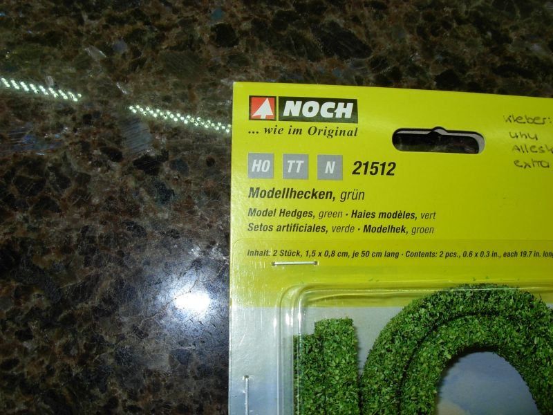Noch Modelleisenbahnen: N: Modellhecken von Noch – Neu (gemäss Beschreibung) aus Oberrieden von Hobbyschiff 1