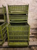 Praktische Stapelboxen aus Kunststoff