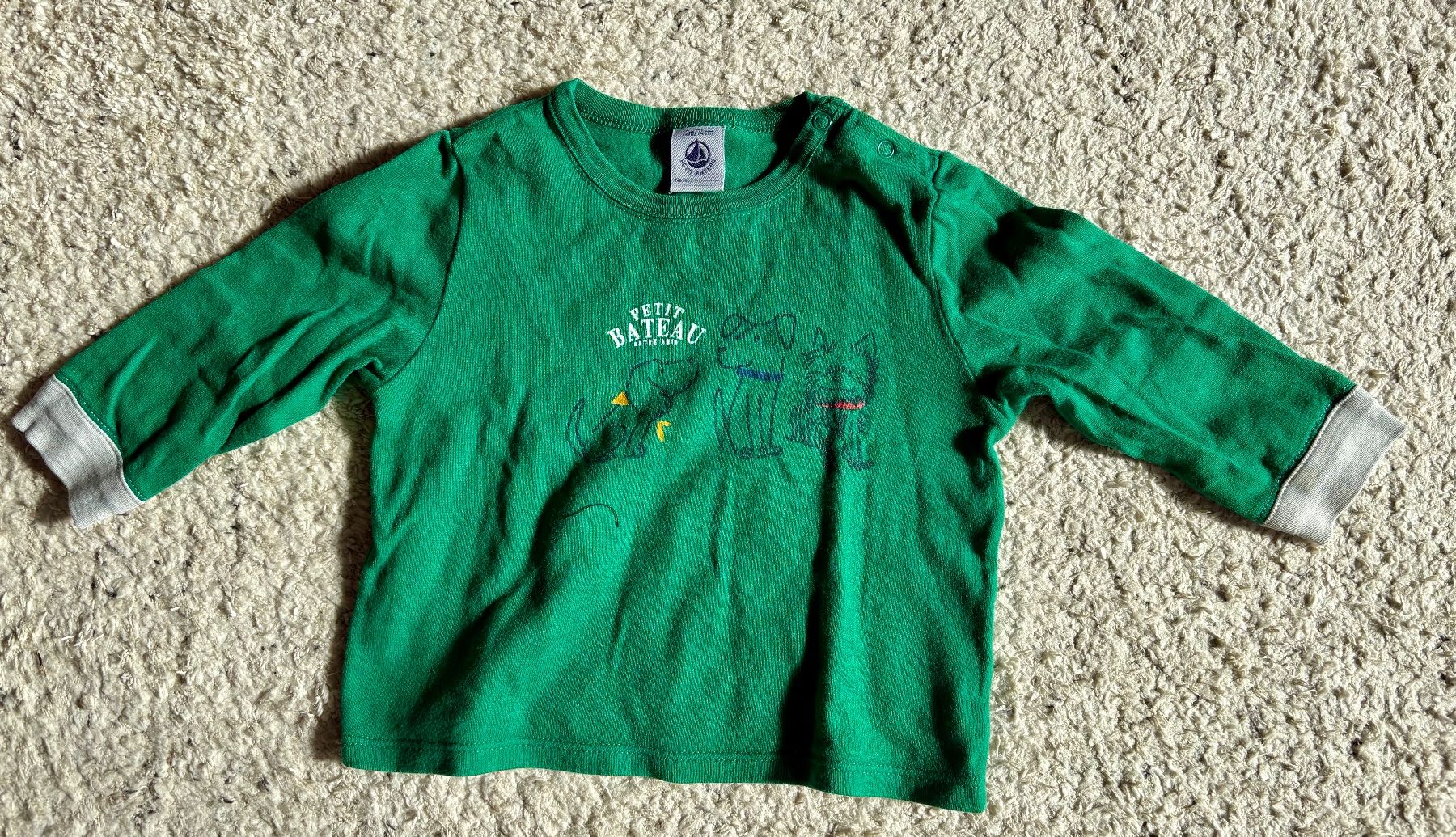 Petit Bateau Maglioni & Felpe: Petit Bateau Shirt, Gr. 74, 12m, Langarm – Usato da Zollikon venduto da Xblanka