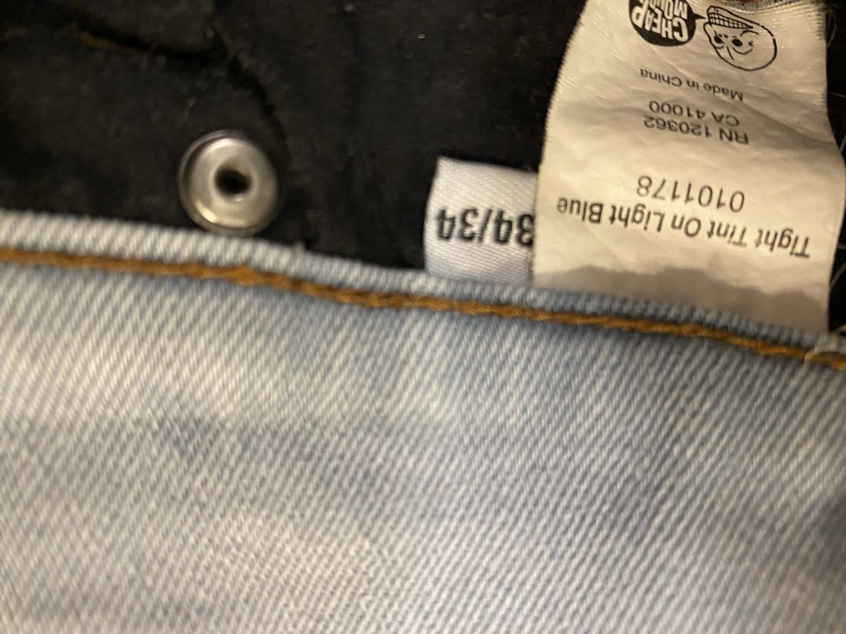 Jeans: Cheap Monday Jeans, Tight Tint On Light Blue, 34/34 – Gebraucht aus Saas-Balen von lu9_kl2c 3