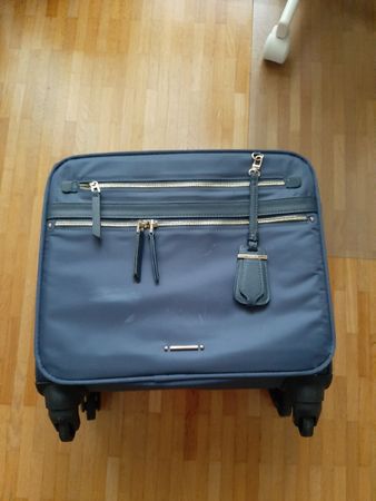 Valise cabine Parfois bleue marine pour voyage d'affaires 