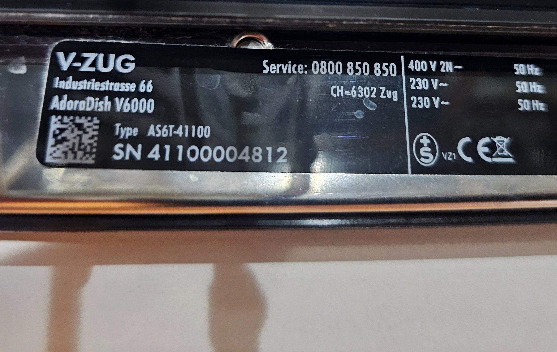 V-Zug Geschirrspüler: V Zug Geschirrspüler 55cm V6000 – Gebraucht aus Regensdorf von AquiLa1000 5