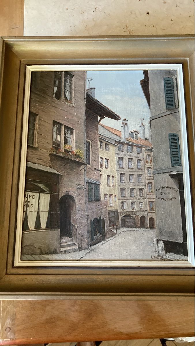 Dipinti: Genève - Peinture de rue ancienne – Usato da Bursinel venduto da SeveralLives 1