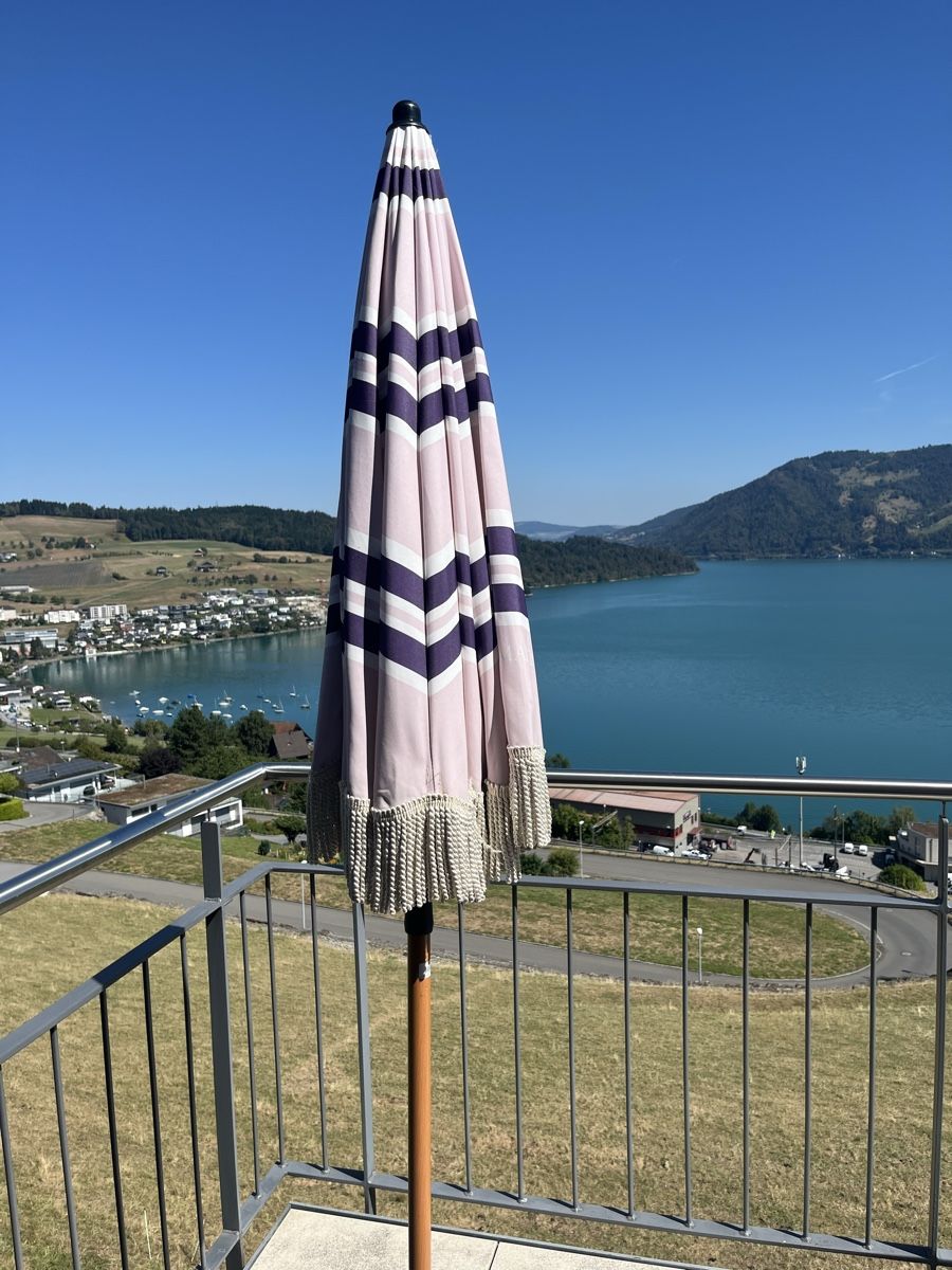 Sonnenschirme: RIVIERA MAISON Strandschirm 180cm – Gebraucht aus Immensee von Panchi4 7