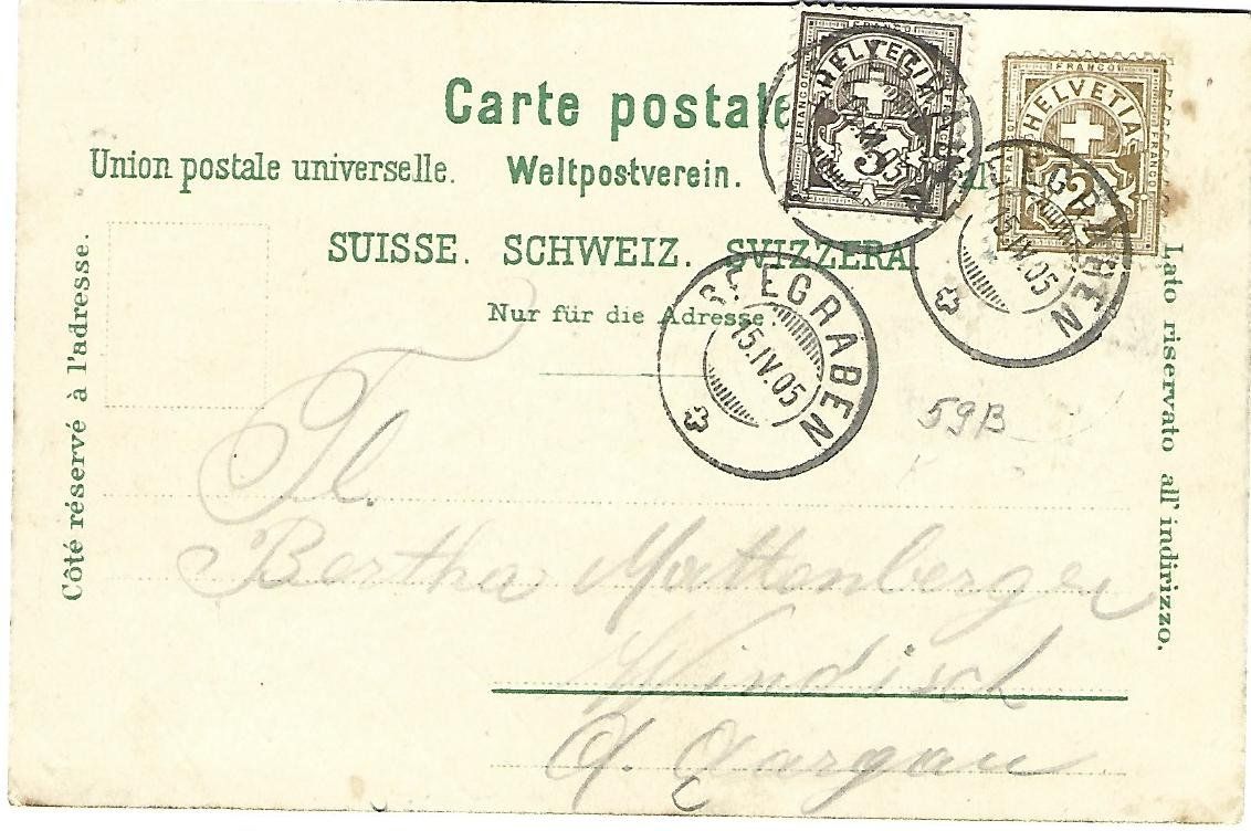 Cartes postales: Gruss aus Ober-Aathal Litho – D'occasion à Wetzikon ZH par Brulu100 1