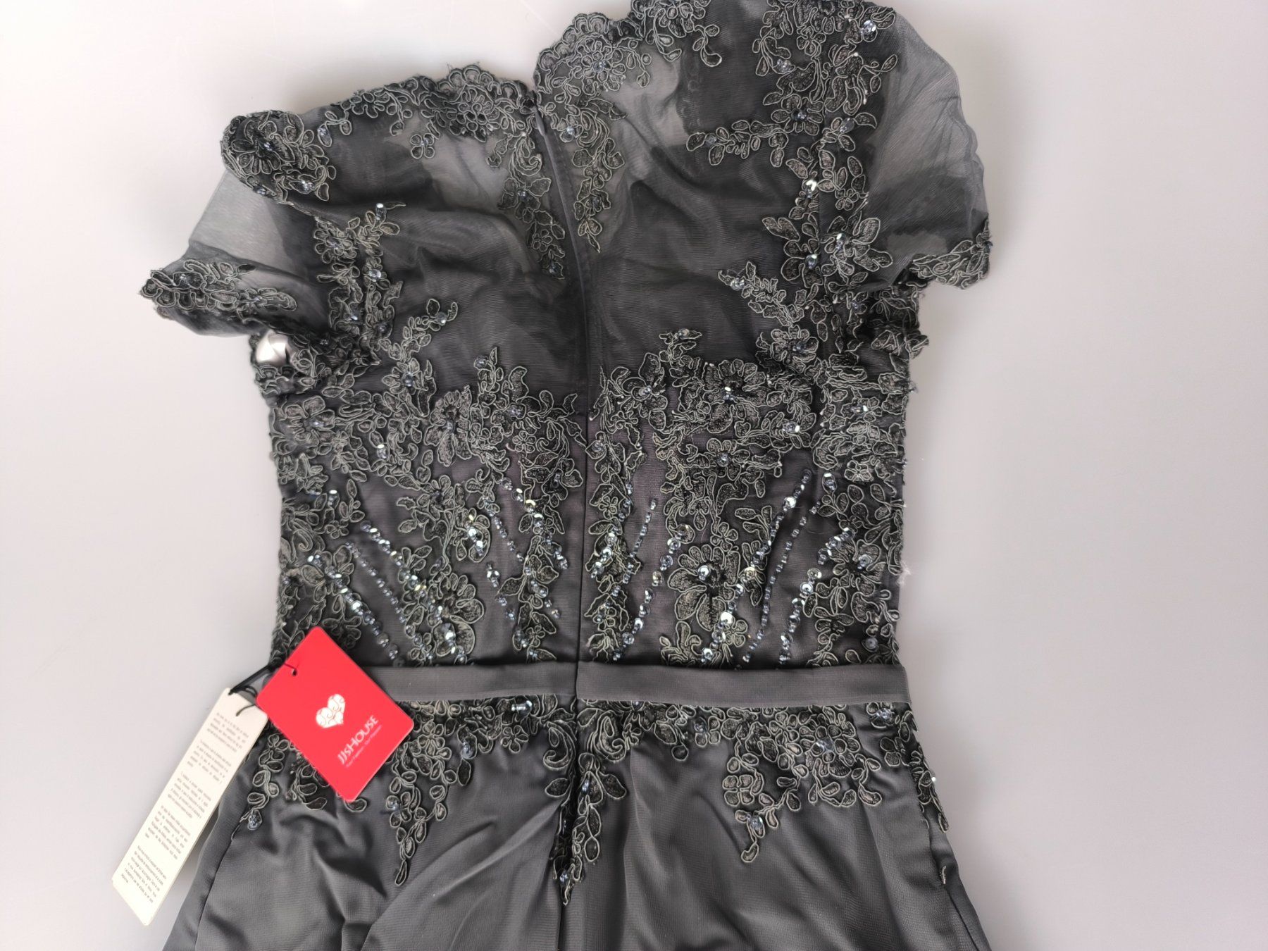 JJ’s House Vestiti: Abendkleid Lang, grau Gr. 38 / Kurzarm – Nuovo (secondo la descrizione) da Rüti ZH venduto da Restwert_Rueti_ZH 5