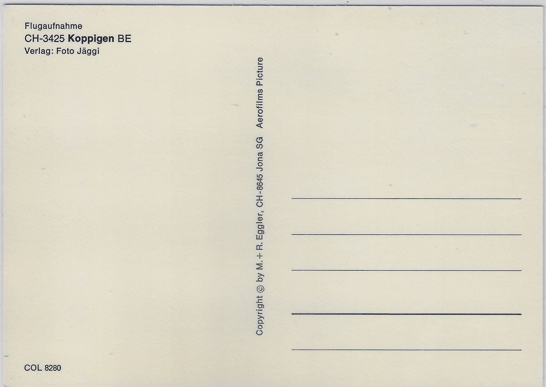 Cartoline postali: Flugaufnahme Koppigen BE – Antico da Ettingen venduto da Kartenplanet 1