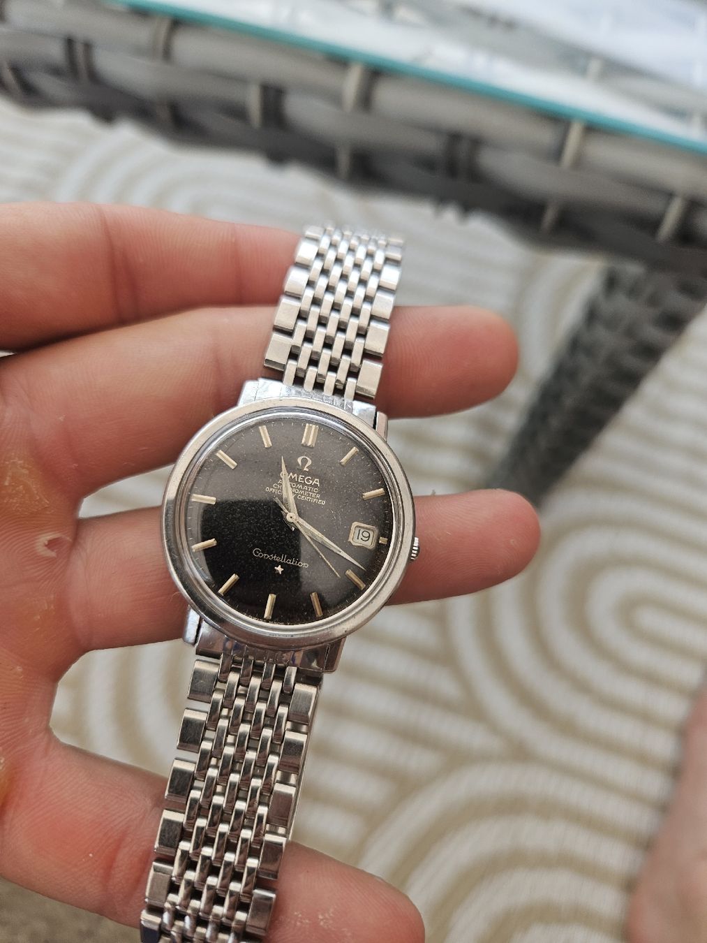 Omega Orologi: Omega Constellation automatic Pie Pan – Usato da Rickenbach b. Wil venduto da nic_8ljr