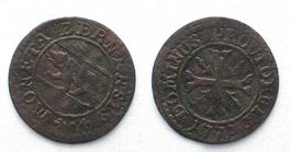 BERN Vierer (Halbkreuzer) 1771 Billon vz