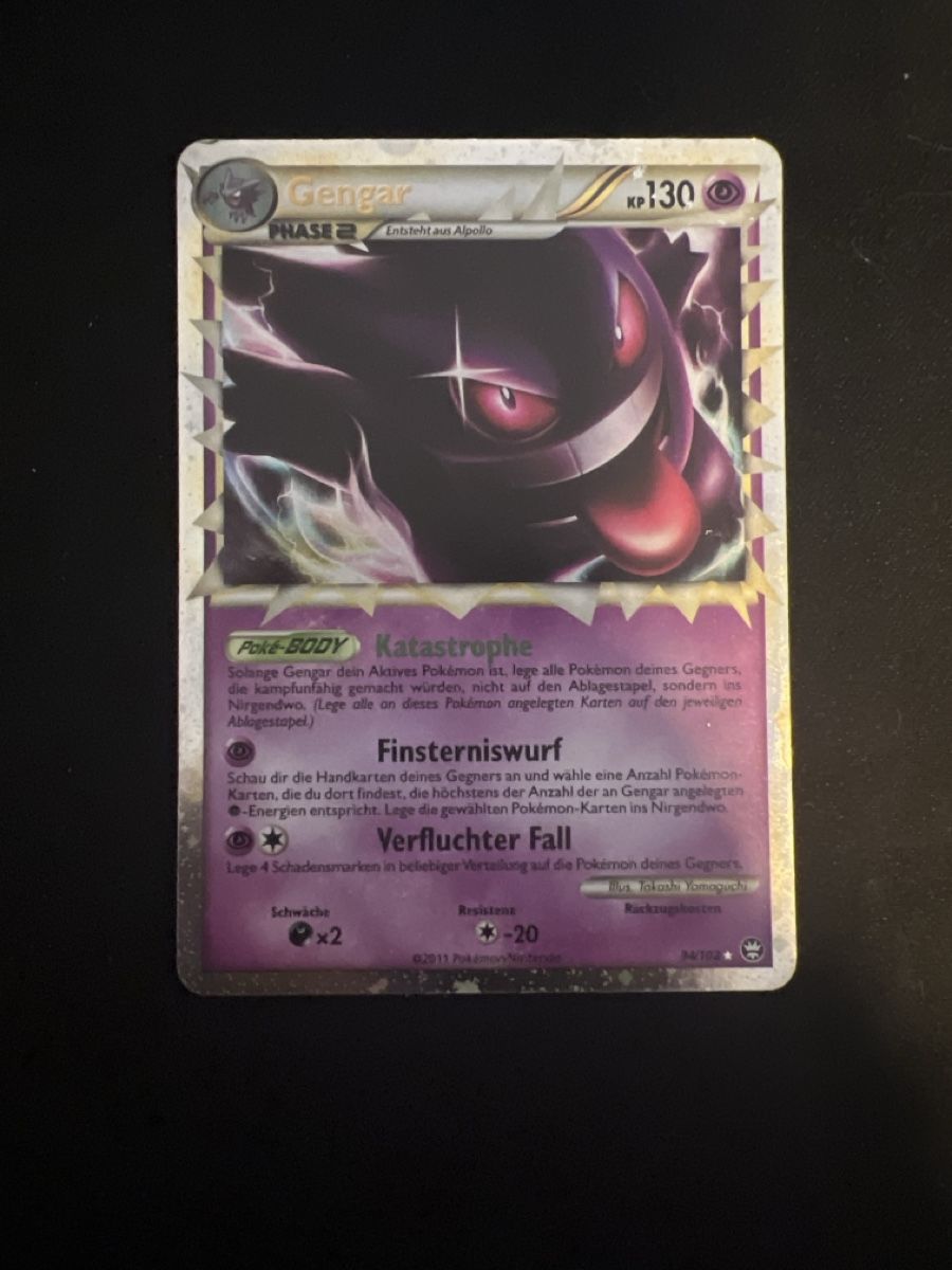 Pokémon Carte collezionabili: Pokemon - Gengar Prime HGSS 94/102 – Usato da Trimmis venduto da bingchaolang