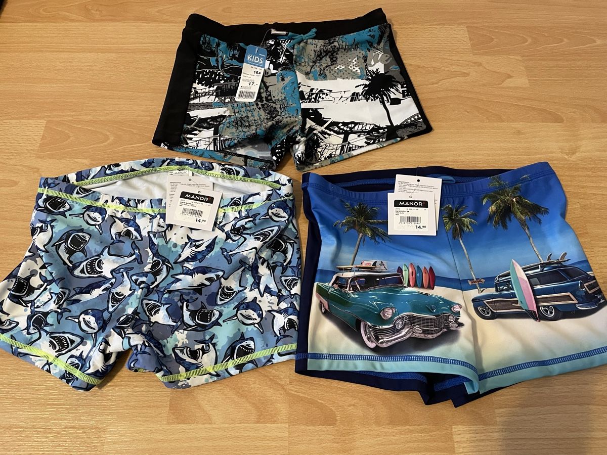 Costumi da bagno: Neue  Badeshorts Gr.164 – Nuovo e nell'imballaggio originale da Chur venduto da Tsambiko 1