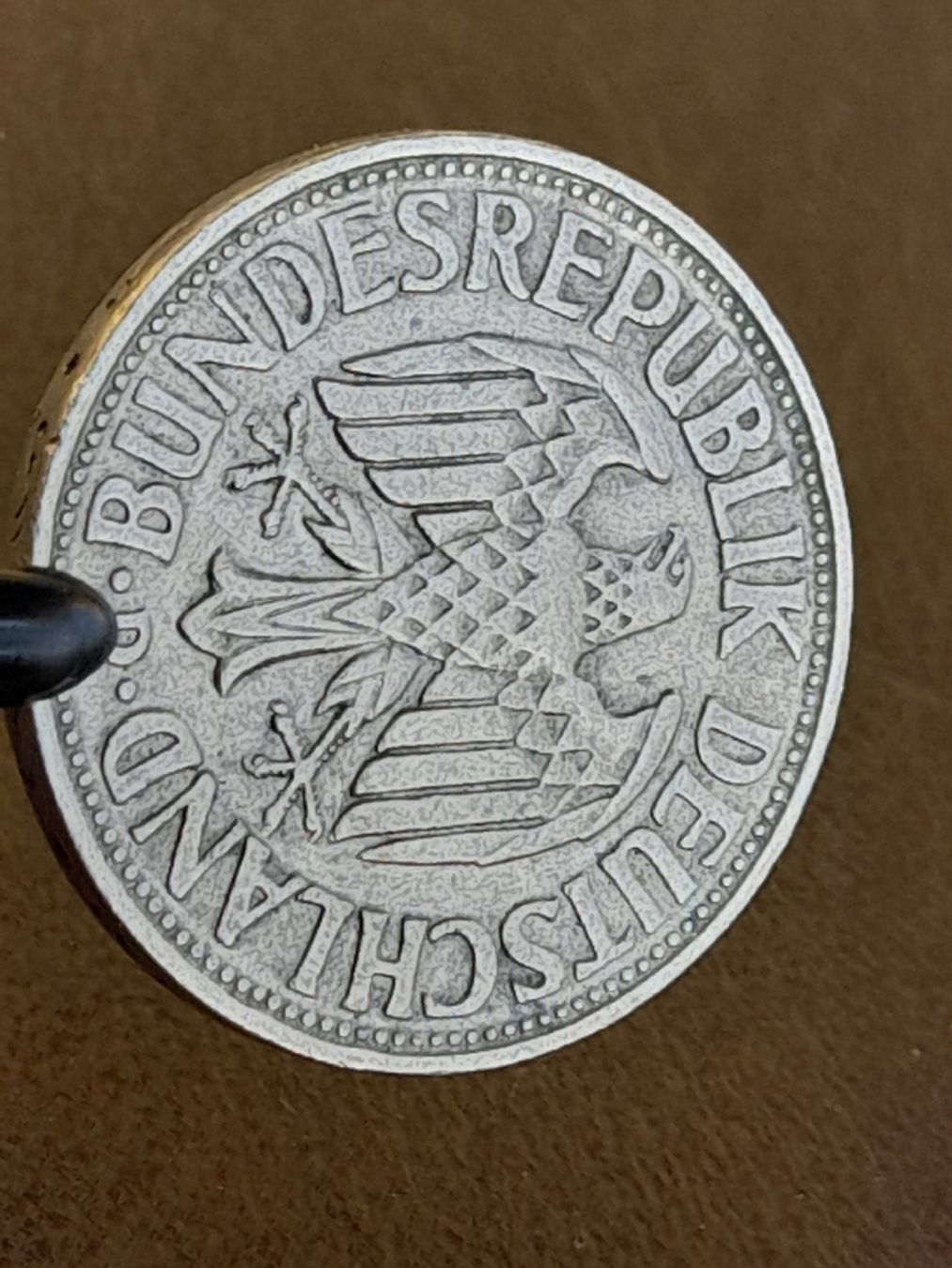 Alle Münzen: 1 Deutsche Mark 1950 d – Gebraucht aus Basel von Basel_20 4