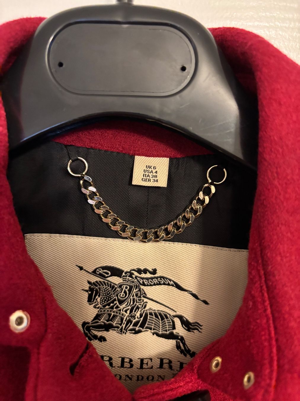 Burberry Mäntel: Burberry Wollmantel rot S – Gebraucht aus Bern von Tourbillon72 2