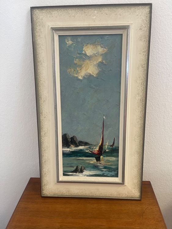 Wee Blue Coo Weihnachtskarte – Gemälde-Motiv „Flugzeug über Wolken“, 17,5x12,5 Cm