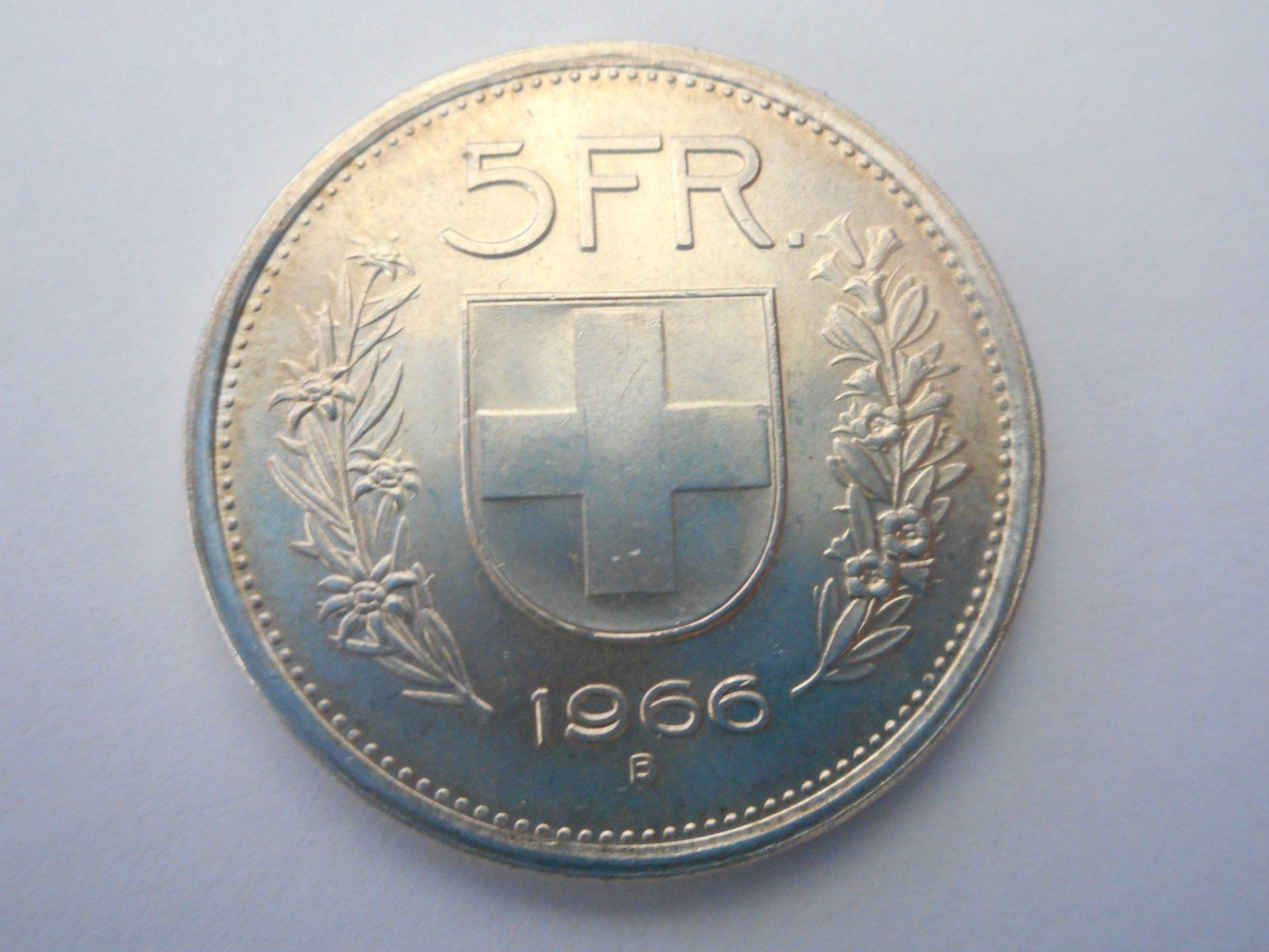 Tutti le monete: 5 Fr. 1966  silber  unz/stgl – Nuovo (secondo la descrizione) da Kriegstetten venduto da pizlad2010