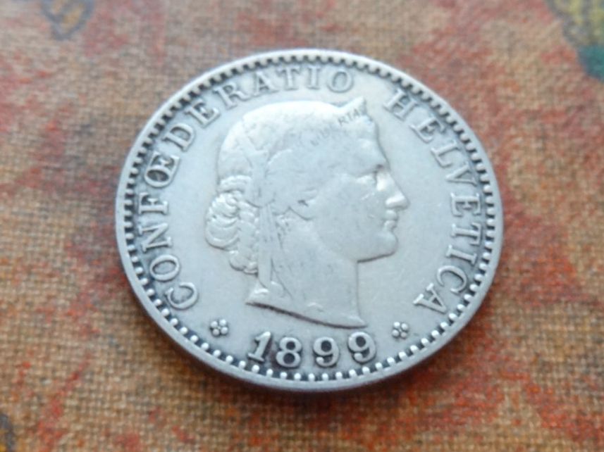 Toutes les monnaies: 20 Rp. 1899  (B) – D'occasion à Romanel-sur-Lausanne par Swift13