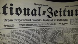 Rarität,Liebhaber  Basler Zeitung aus dem Jahre 25Febr 1926