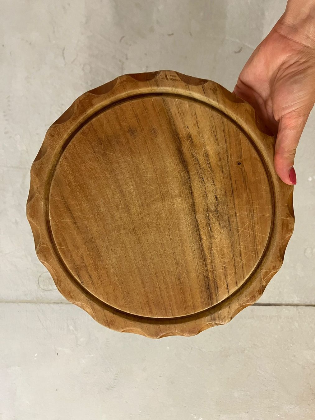 Articoli in legno: 6x Holzschneide Bretter – Usato da Zürich venduto da LisM.