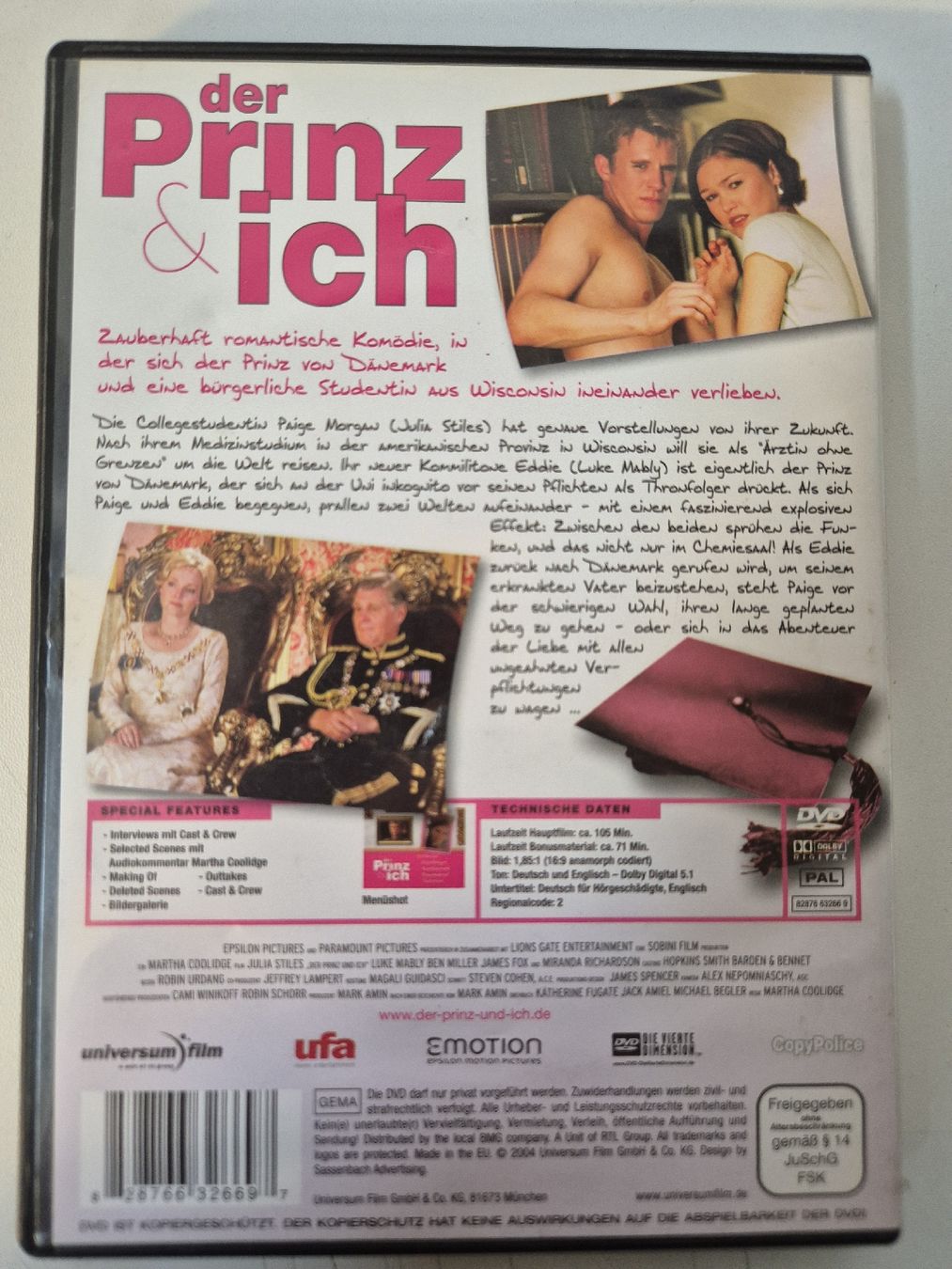 Tutti i DVDs: Der Prinz & ich DVD – Usato da Lindau venduto da Hammy0740 1