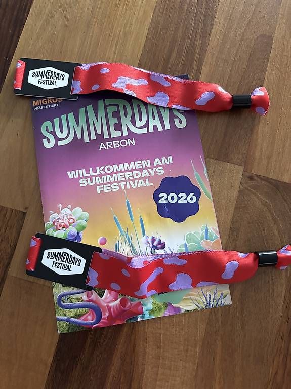 Biglietti: Summerdays Tickets – Nuovo e nell'imballaggio originale da Amriswil venduto da bobu06