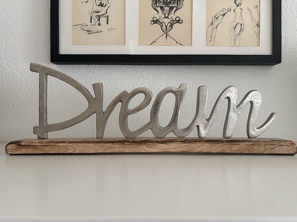 Tutte le decorazioni: Deko Schriftzug Dream – Usato da Thürnen venduto da Yaroc