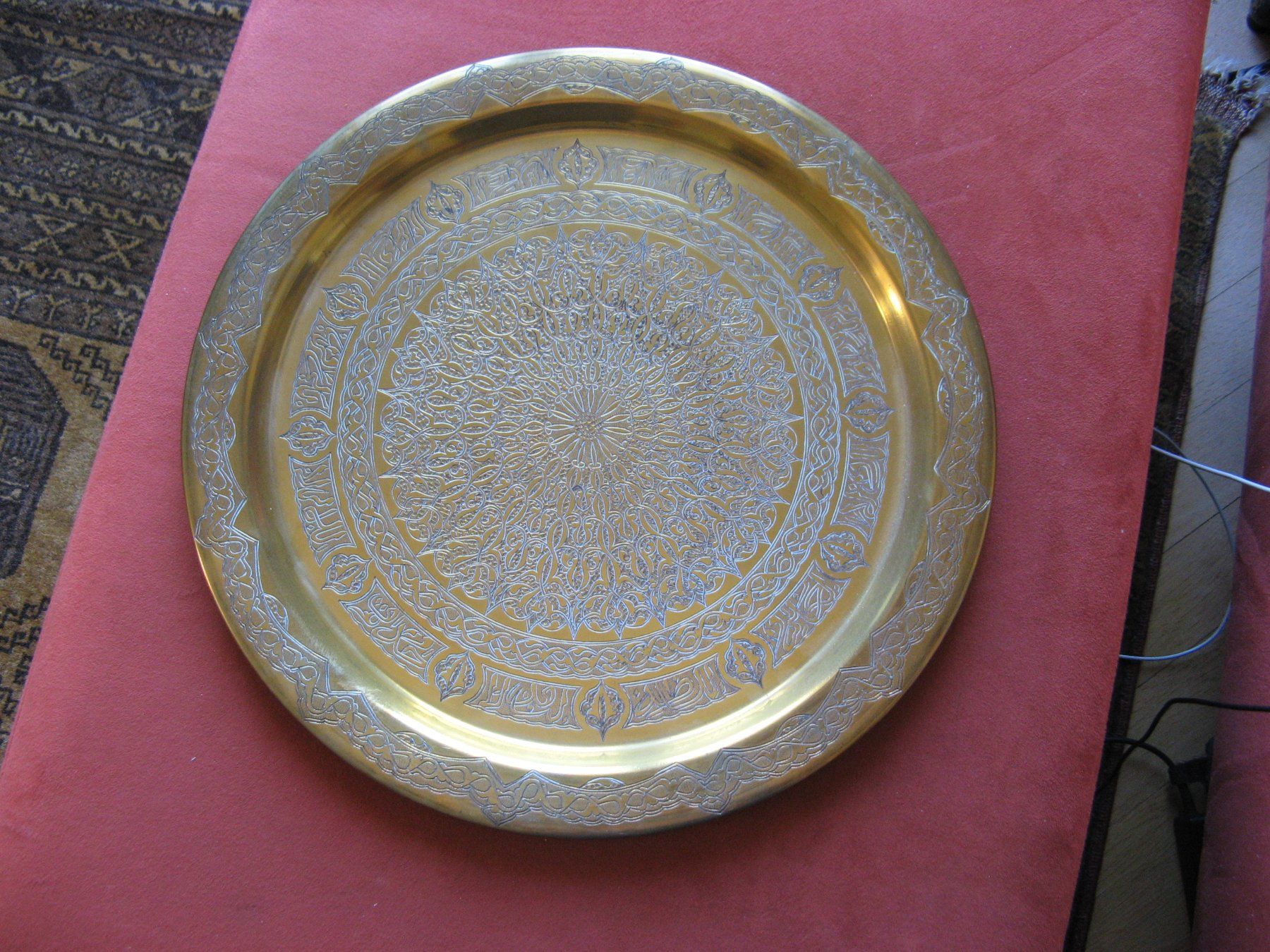 Piatti: Messing Teller orientalisch DM 39,5 cm – Usato da Zürich venduto da apil 1
