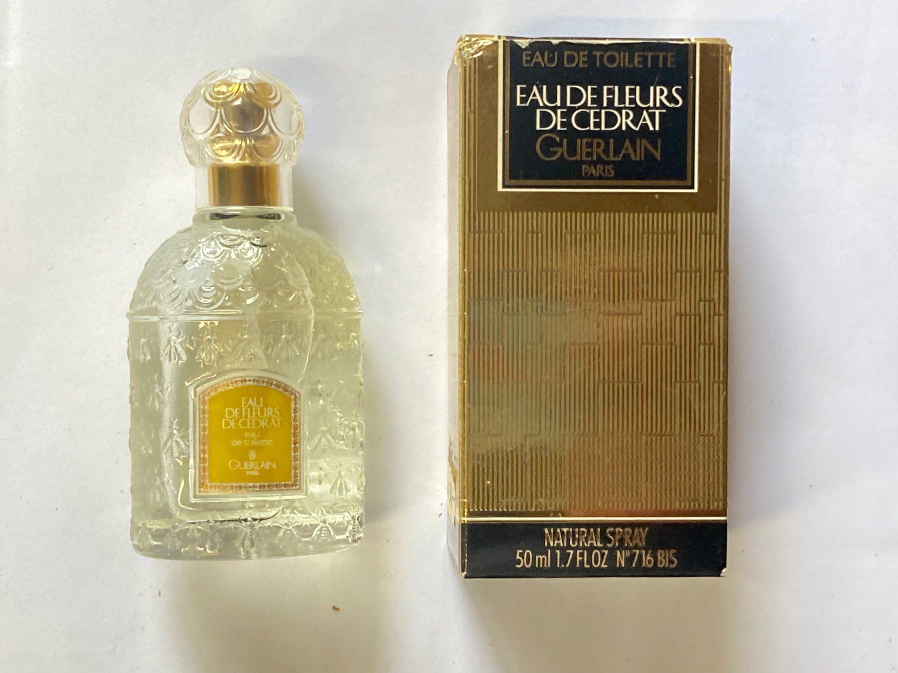 Guerlain Parfum & Eau de Toilette: Vintage 1985 Duft Guerlain Eau de fleurs de Cedrat 50 ml – Gebraucht aus Zürich von le_souk