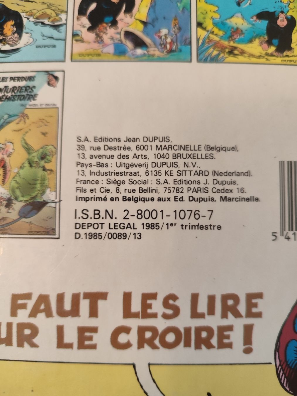 Fumetti: Les jungles perdues T7 EO BE  – Usato da Bougy-Villars venduto da Vogue 3
