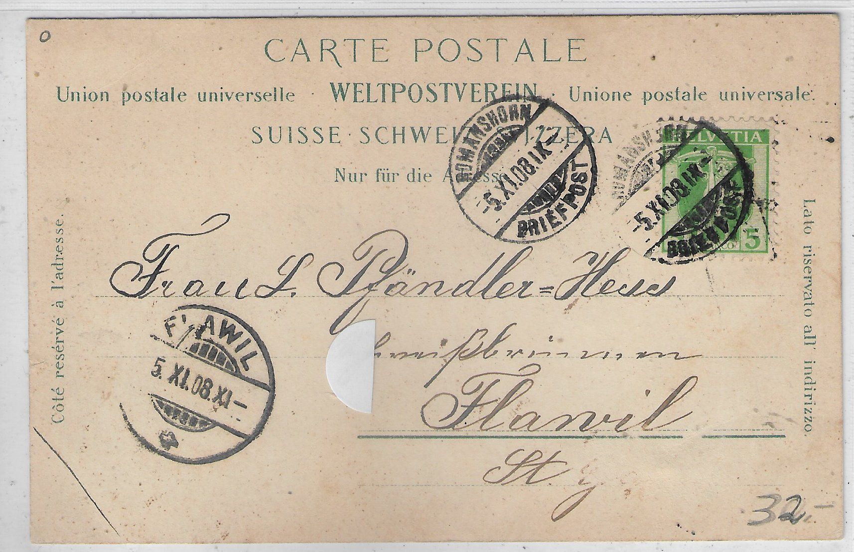 Cartoline postali: Romanshorn - Bahnhofstrasse - animee belebt – Usato da Ettingen venduto da Kartenplanet 1