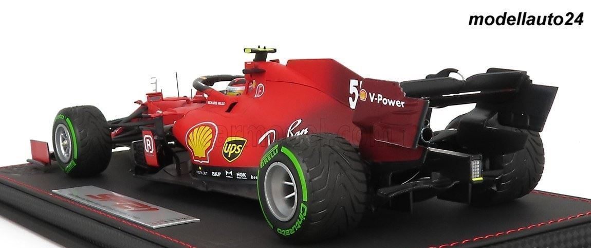 BBR Models Modellautos: Ferrari SF21 GP Italy Emilia Romagna 2021 / BBR 1:18 – Neu und originalverpackt aus Seuzach von Modellauto24 2