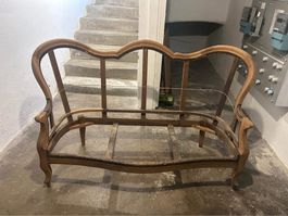 Holzgestell antikes Sofa