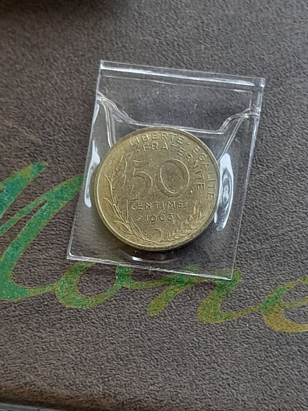 Tutti le monete: 50 Centimes 1963 Frankreich Bronze-Aluminium – Usato da Basel venduto da Basel_20 9