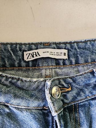 high waist zara jeans grösse 36