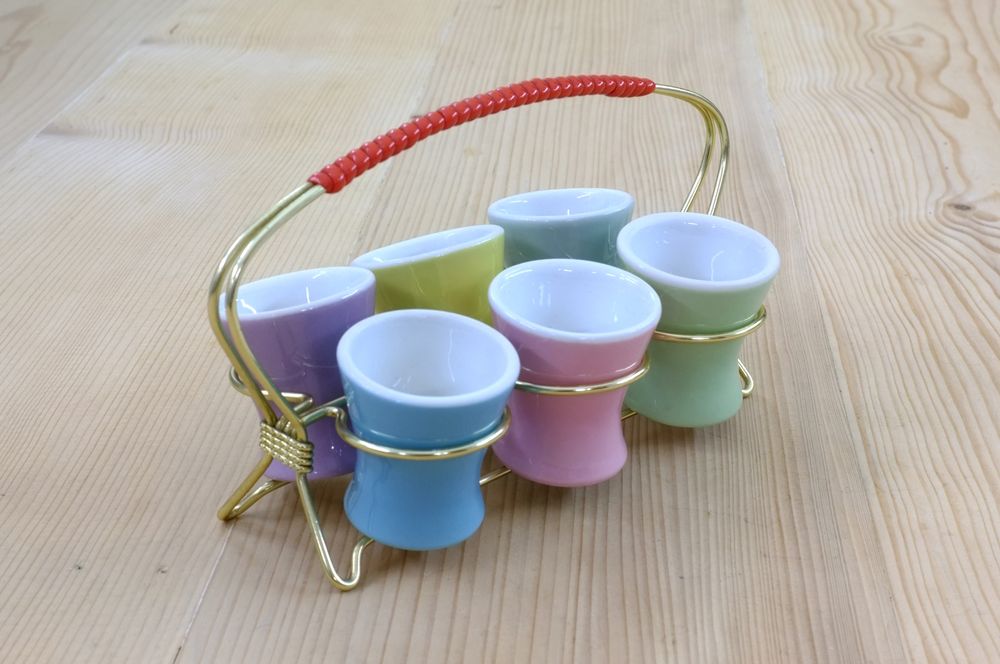 6 Eierbecher Lilienporzellan, LilienPorzellan, Daisy 50er Kaufen auf